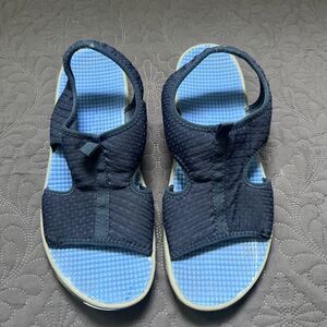 Easy Spirt Esyamatse Navy Blue Slip On Sandals Water Shoes SZ 9 Summer Comfort